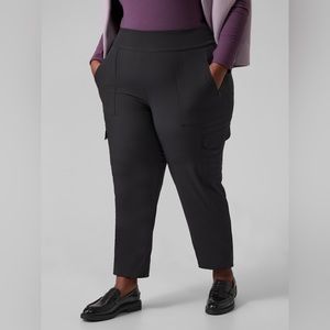 ATHLETA Chelsea Cargo Lined Pant Size 16 Black #631619 NWT $98